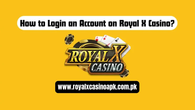 log in to an account on royal x casino